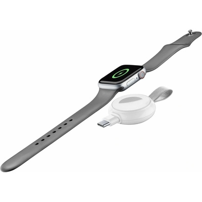 Cellularline Безжично зарядно Cellularline Apple Watch Power Pill, за смарт часовник Apple, USB-C (м), бяло (IT7870)