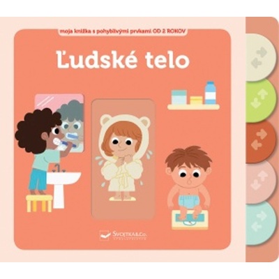Ľudské telo Moja knižka s pohyblivými prvkami