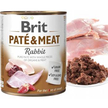 Brit Paté & Meat Rabbit 0,8 kg