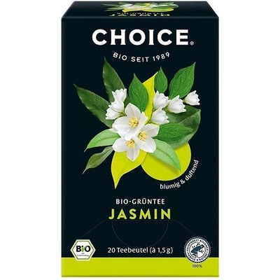 Choice Zelený čaj Jasmín porciovaný BIO 20 x 1,5 g
