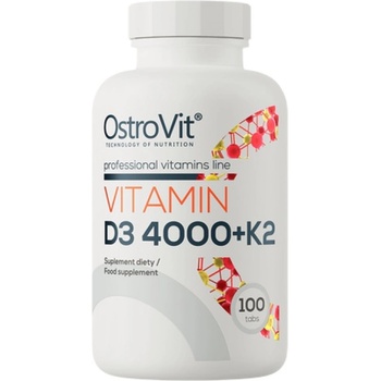 OstroVit Vitamin D3 4000 + K2 MK-7 100 mcg [100 Таблетки]