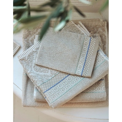 PIP Studio Ručník PIP Soft Zellige Khaki 55 x 100 cm