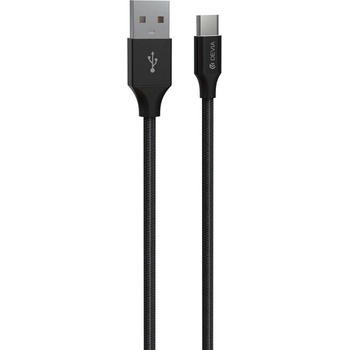 Devia EC303 USB - USB-C, 2,4A, 1m, černý
