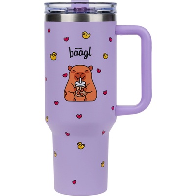 Baagl termo hrnek B CUP Kapybara Purple 1,18 l