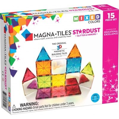 Magna-Tiles Magnetická stavebnica Stardust 15 ks