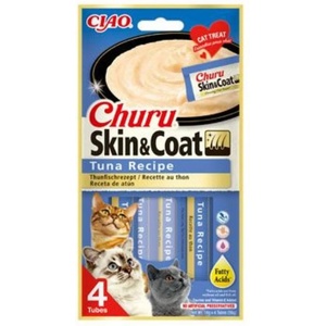 Inaba Foods Churu Skin & Coat котешки Тунец 4 x 14 г