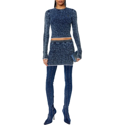 Diesel M-dia Skirt modrá