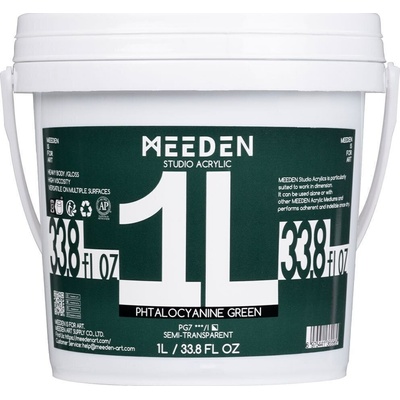 Meeden 34.1230 АКРИЛНА боя 30 Phthalo Green 1000 ml 1 бр (34.1230)