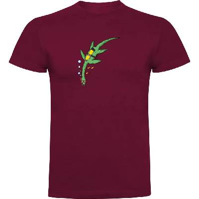 Тениска Kruskis Dino Dive short sleeve T-shirt - Red (Dark Red)