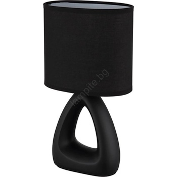 GLOBO 21731S - Настолна лампа TRIANGLE 1xE14/40W/230V черен (GL8598)