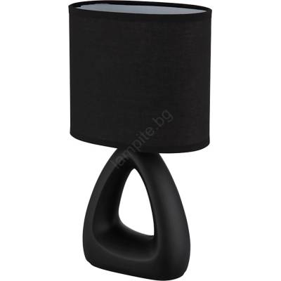 GLOBO 21731S - Настолна лампа TRIANGLE 1xE14/40W/230V черен (GL8598)