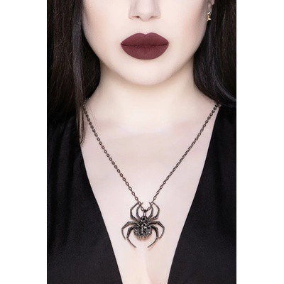 KILLSTAR колие KILLSTAR - Arachna Morte - Сребрист - KSRA004505