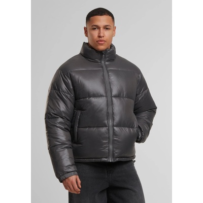 Urban Classics Мъжко Пухено Яке Shiny Puffer Jacket magnet XXLUB-TB7584-03516 - Тъмносив, размер 3XL