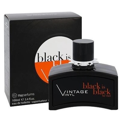 Nuparfums Black is Black Vintage Vinyl toaletní voda pánská 100 ml