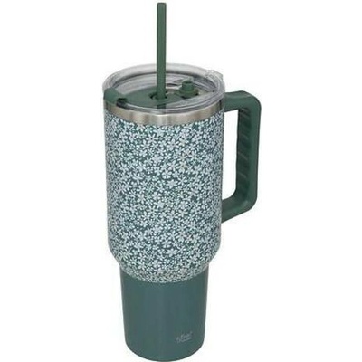 Termohrnek s brčkem Iso 1,2 l zelený