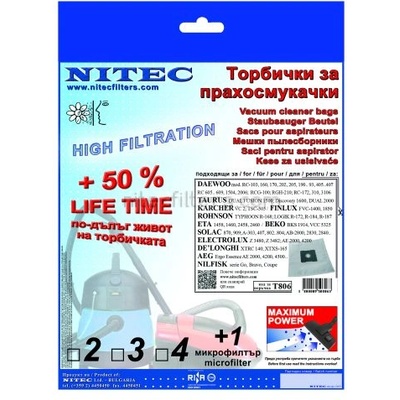 Торбички за прахосмукачки НИТЕК, код Т806