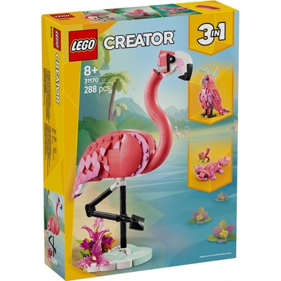 LEGO® Creator 31170 Divoké zvieratá: Ružový plameniak