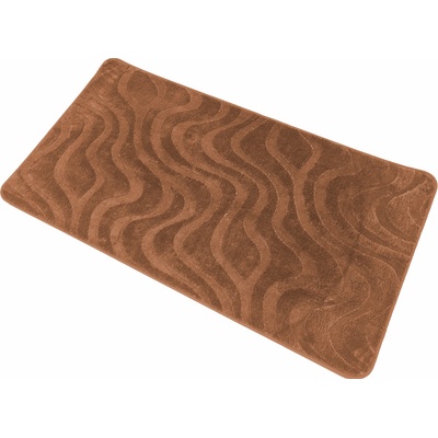 Takoy Koberec 80x150 vzor vlny hnedý-HT-00417 | 80 x 150 cm