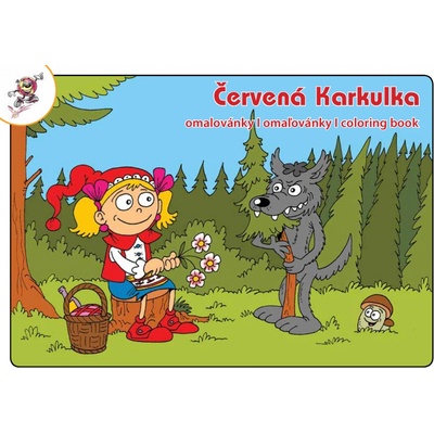 Omalovánky A5 Červená karkulka