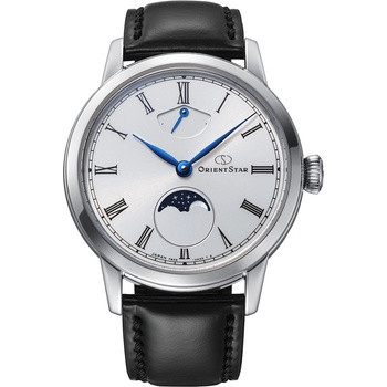 Orient Star RE-BW0004S - Автоматичен Скелетон, Луна Фаза, 70ч Резерв, Сапфирено Стъкло, Сив