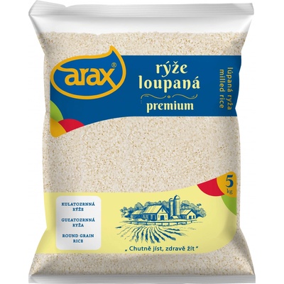 Arax Rýže kulatozrnná loupaná 5 kg