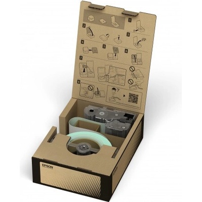 Epson BR-ST32YB-E C53S664006 32мм x 15м, черно копиране / жълт фон, оригинален термоусадочен шлаух (C53S664006)