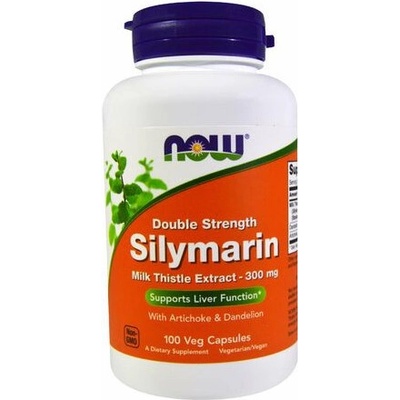 NOW Foods NOW Double Strength Silymarin milk thistle extract 300 mg 200 rostlinných kapsúl