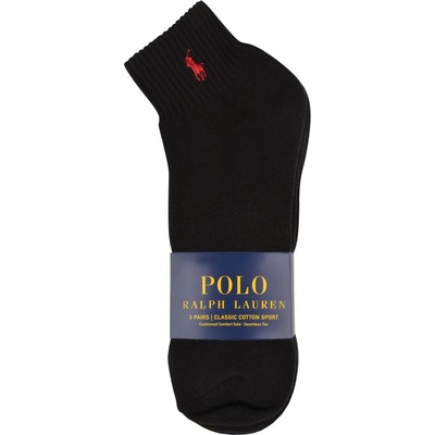 Ralph Lauren Чорапи POLO RALPH LAUREN Three Pack Sport Socks - Black
