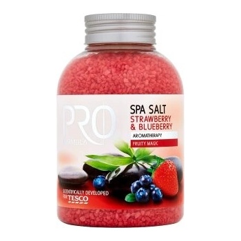 Tesco Pro Formula koupelová sůl jahoda & borůvka 600 g