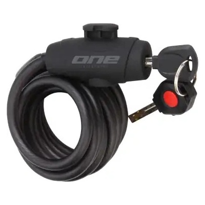 One Bikeparts Sk.Lock 15.120 zámek black/grey 15mm/120cm