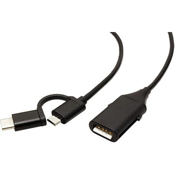 Roline 11.02.8327 USB A(F) + USB A(M) - microUSB B(M) + USB C(M), OTG