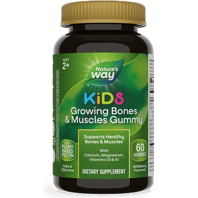 Nature's Way Kids Growing Bones and Muscles 60 желирани таблетки | Nature’s Way (13371)