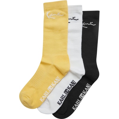 Karl Kani Къси чорапи жълто, черно, бяло, размер 35-38
