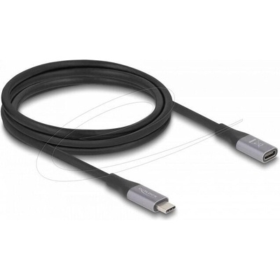 Delock Удължителен кабел USB-C, 40 Gbps, PD 240W, 1 м, сив (DELOCK-81201)