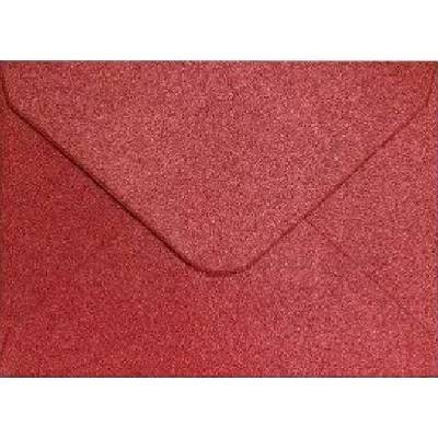 Galeria Papieru Ozdobné obálky Pearl - 7x10/150g, červené, 10 ks