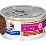 Hill's PRESCRIPTION DIET Gastrointestinal Biome Stew - котки с храносмилателни разстройства, запек, колит - консерва задушено със зеленчуци 82gr