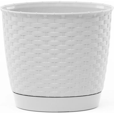 Prosperplast Kvetináč Ratolla Round 22 cm biely