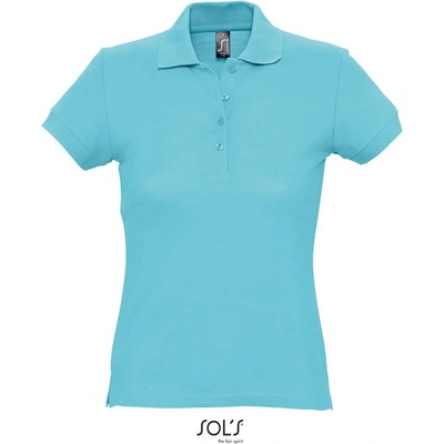 SOL's Collection Polokošile Passion krátký rukáv dámská COT-25133815901 Modrá atol