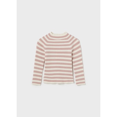 Mayoral svetr žebro Pruhy béžový – Zboží Dáma Mayoral svetr žebro Pruhy béžový – Zboží Dáma