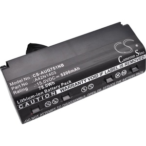 Cameron Sino Батерия за лаптоп ASUS G751J A42NI403 15V 5200mAh CAMERON SINO (CS-AUG751) - hits