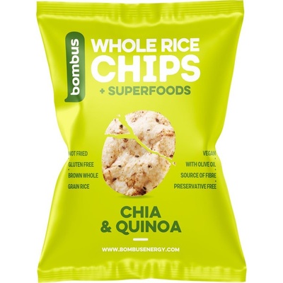 Bombus Whole Rice Chips chia quinoa 60 g