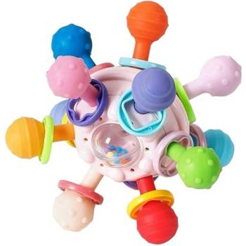 Smart Baby Бебешка дрънкалка Smart Baby - С различни тактилности (ACT239)