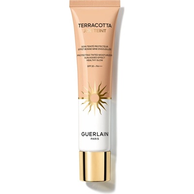 Guerlain Terracotta Joli Teint Protecting Tinted Moisturizer озаряващ фон дьо тен за естествен вид SPF 20 цвят 10 Sunveil 30ml