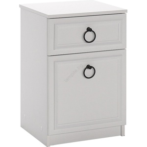 Adore Furniture Нощно шкафче 63x40 см бял (AD0024)