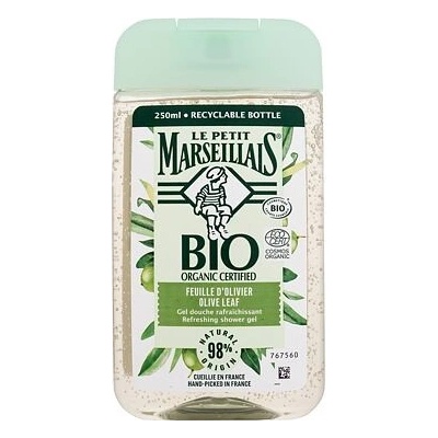 Le Petit Marseillais Bio Organic Certified Olive Leaf osvěžující sprchový gel 250 ml