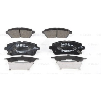BOSCH Sada brzdových platničiek kotúčovej brzdy 0986494321