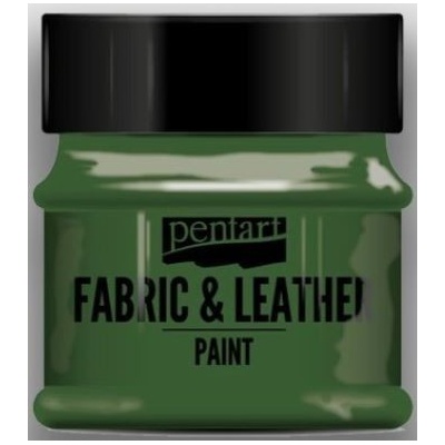 Pentart farba na textil a kožu 50 ml jedľovozelená