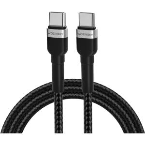 Wozinsky Кабел Wozinsky WNBCC1, USB-C / USB-C, PD 65W, 1m, черен (WNBCC1)