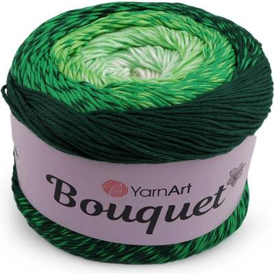 Bavlněná pletací příze Bouquet 250 g Varianta: 8 (720) zelená, Balení: 1 ks 58574/149750/269430