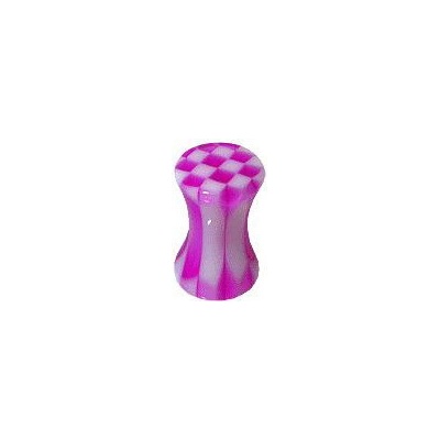 Šperky4U Akrylátový plug do ucha fialová PL01007-04A
